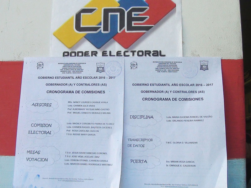 Elección del Niño Contralor 20164