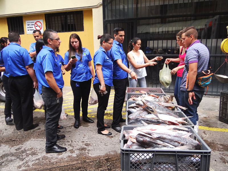 Jornada de venta de pescado y pollo7