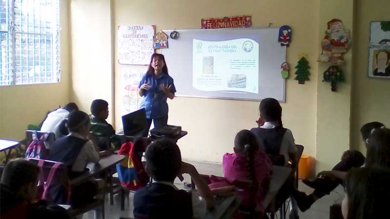 Contraloría del Estado Táchira realiza taller del niño contralor
