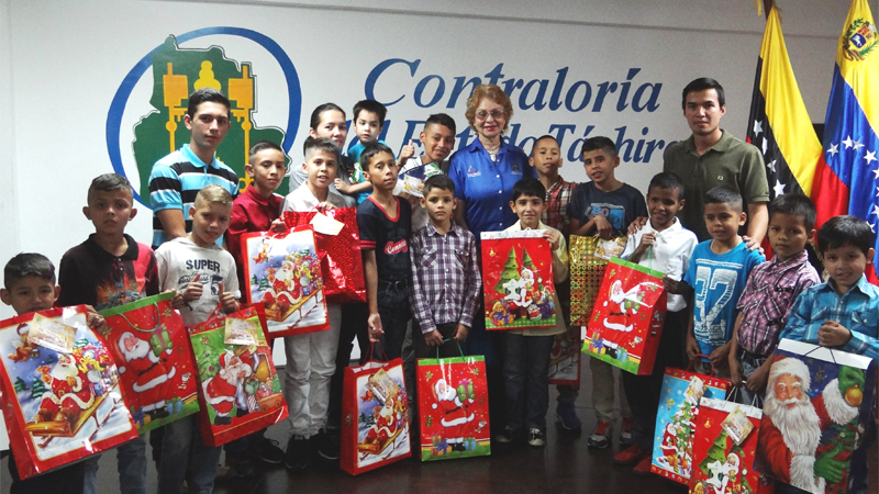 Contraloría del Estado Táchira entregó regalos a los niños de la Casa Hogar “Ciudad de los Muchachos”